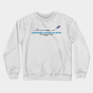 McDonnell Douglas MD-82 - West Caribbean Airways Crewneck Sweatshirt